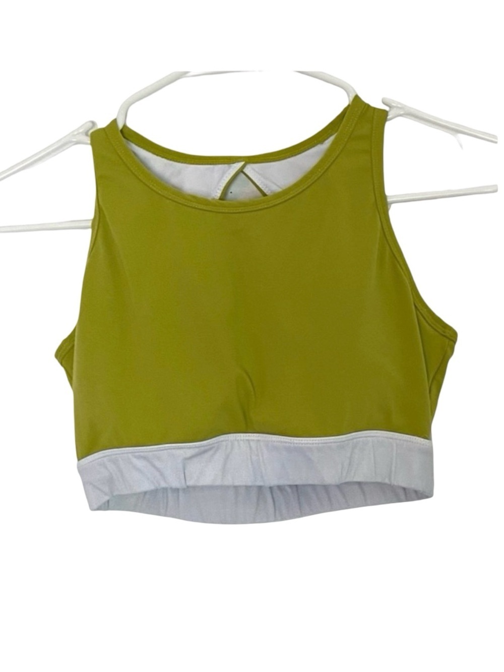 NVGTN Sports Bra Womens Size Small Open Back Padded High Neck Workout Yoga Gym